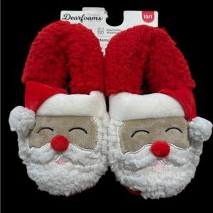 Dearfoams Santa Slippers